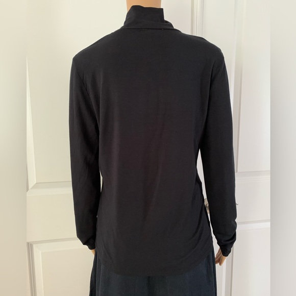 By Anthropologie Sheer Turtleneck Top - Picture 10 of 16